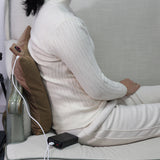 USB Graphene heated throw pillow