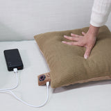 USB Graphene heated throw pillow